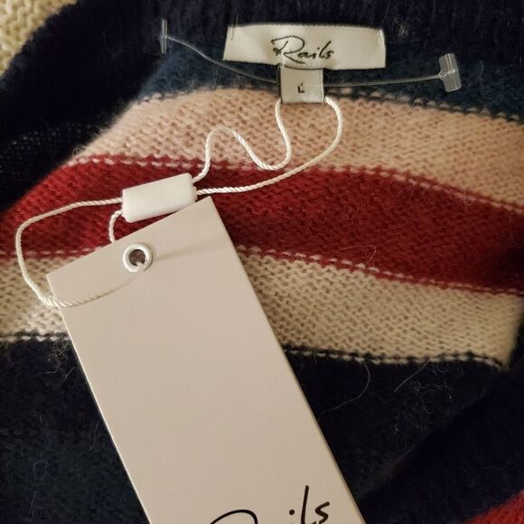 Rails Adela Striped Sweater sz Large - Picture 11 of 13